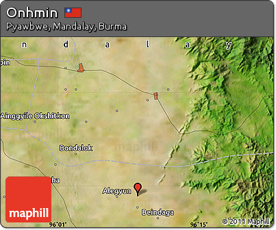 Satellite Map of Onhmin