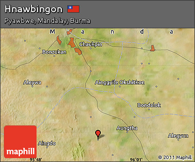 Satellite Map of Hnawbingon