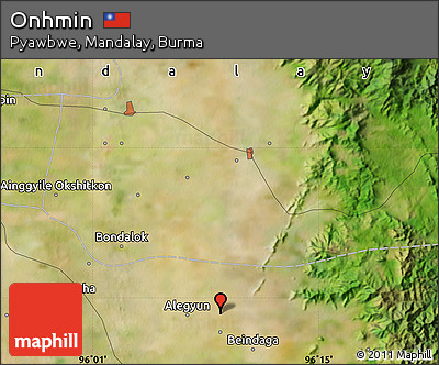 Satellite Map of Onhmin