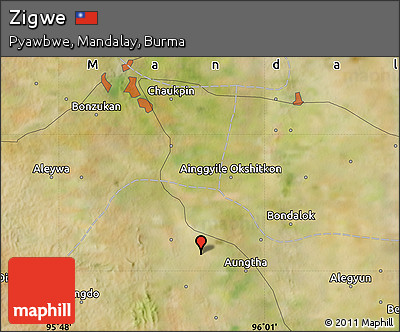 Satellite Map of Zigwe