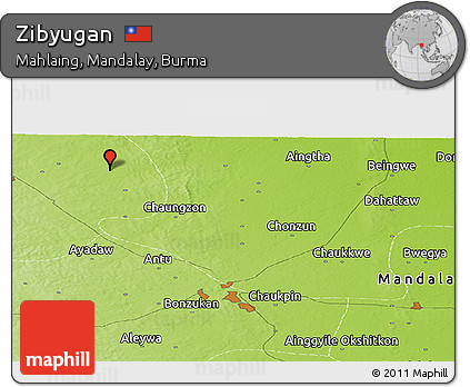 Physical Panoramic Map of Zibyugan