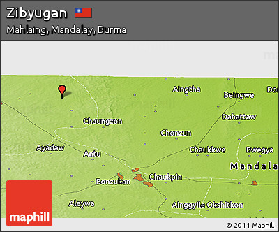 Physical Panoramic Map of Zibyugan