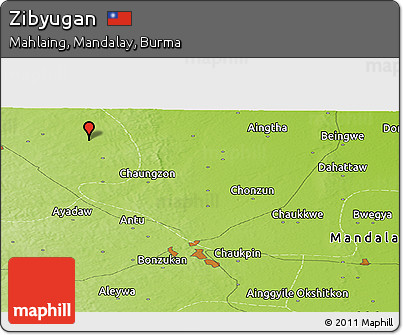 Physical Panoramic Map of Zibyugan