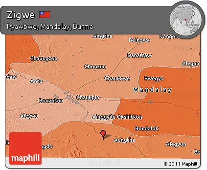 Political Panoramic Map of Zigwe