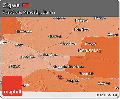 Political Panoramic Map of Zigwe
