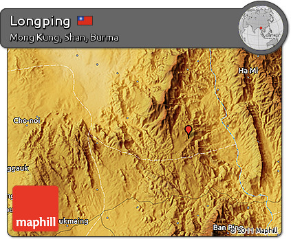 Physical 3D Map of Longping
