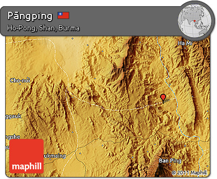 Physical 3D Map of Pāngping