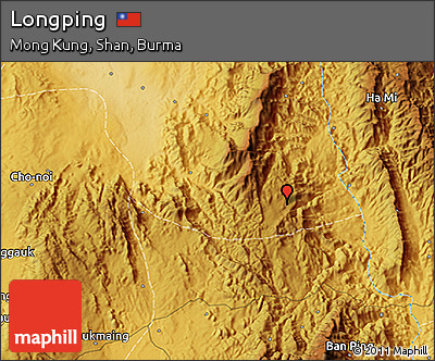 Physical 3D Map of Longping