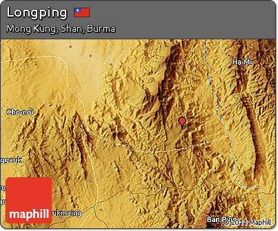 Physical 3D Map of Longping