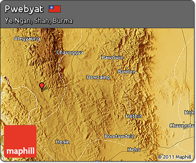 Physical 3D Map of Pwebyat