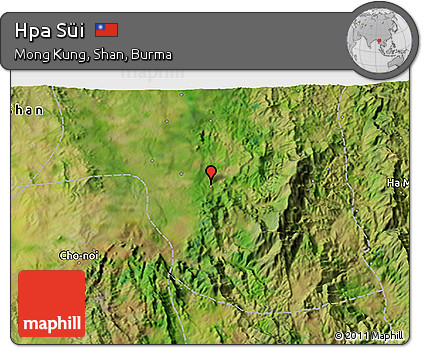 Satellite 3D Map of Hpa Süi