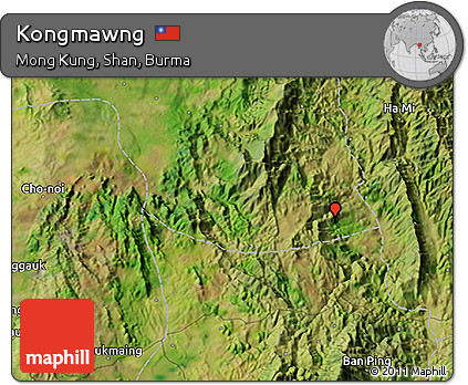 Satellite 3D Map of Kongmawng