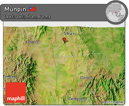 Satellite 3D Map of Munpin