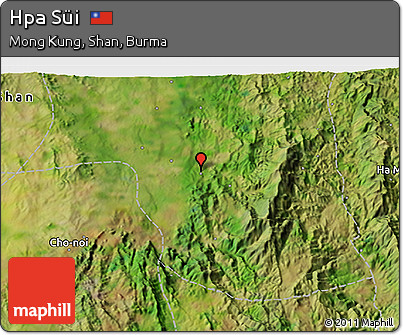 Satellite 3D Map of Hpa Süi