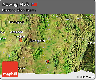 Satellite 3D Map of Nawng Mok