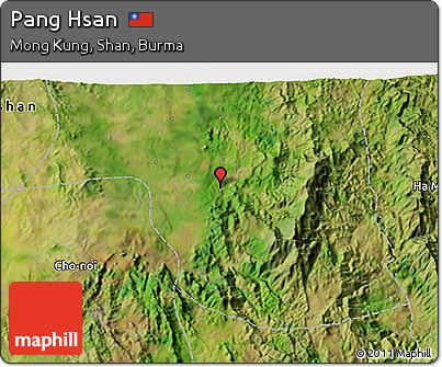 Satellite 3D Map of Pang Hsan