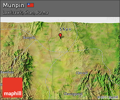 Satellite 3D Map of Munpin