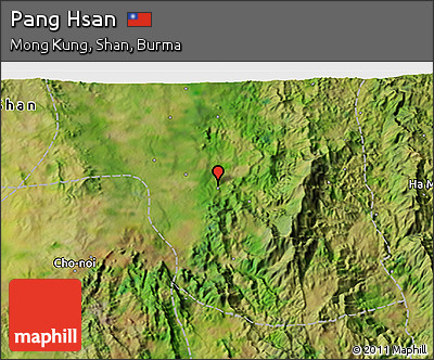 Satellite 3D Map of Pang Hsan
