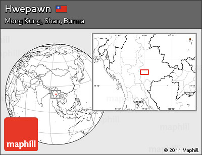 Blank Location Map of Hwepawn