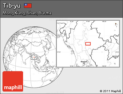Blank Location Map of Tib-yu