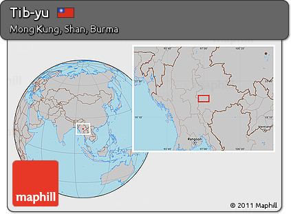 Gray Location Map of Tib-yu
