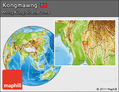 Physical Location Map of Kongmawng