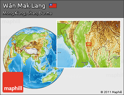 Physical Location Map of Wān Mak Lang