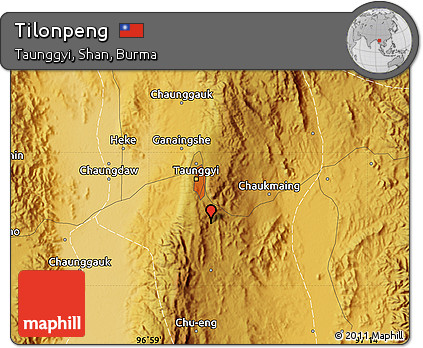 Physical Map of Tilonpeng