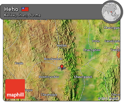 Satellite Map of Heho