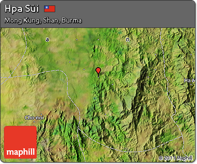 Satellite Map of Hpa Süi