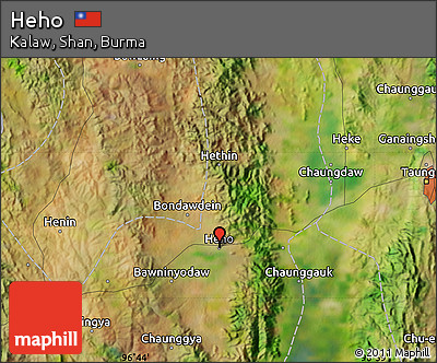 Satellite Map of Heho