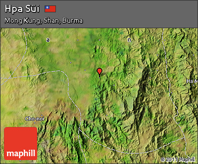 Satellite Map of Hpa Süi
