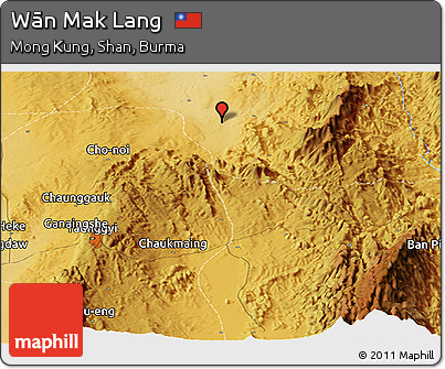 Physical Panoramic Map of Wān Mak Lang
