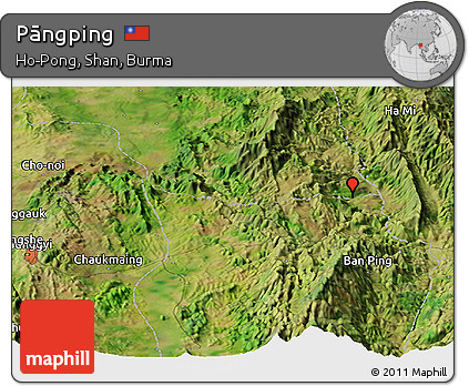 Satellite Panoramic Map of Pāngping