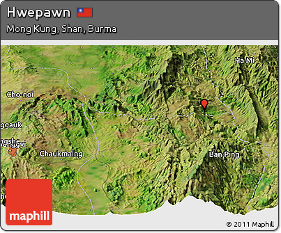 Satellite Panoramic Map of Hwepawn