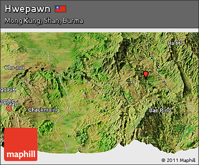 Satellite Panoramic Map of Hwepawn