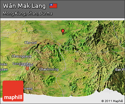 Satellite Panoramic Map of Wān Mak Lang