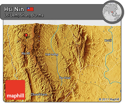Physical 3D Map of Hsi Nin