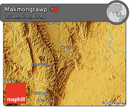Physical 3D Map of Makmongtawp