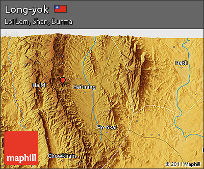 Physical 3D Map of Long-yok