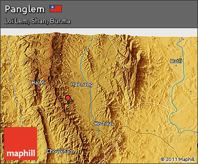 Physical 3D Map of Panglem