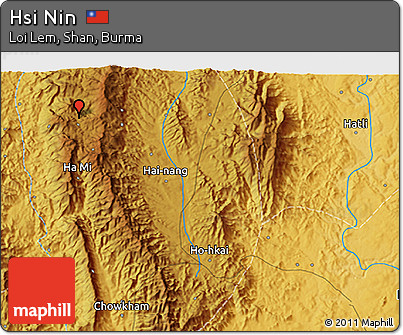 Physical 3D Map of Hsi Nin
