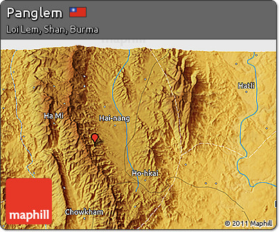 Physical 3D Map of Panglem