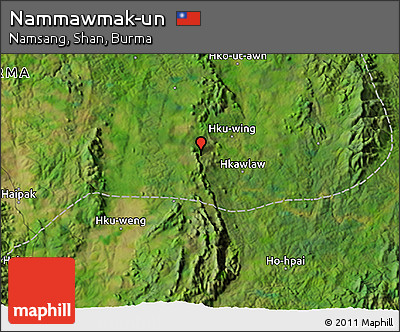 Satellite 3D Map of Nammawmak-un