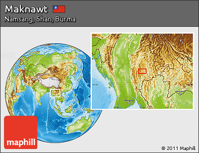 Physical Location Map of Maknawt
