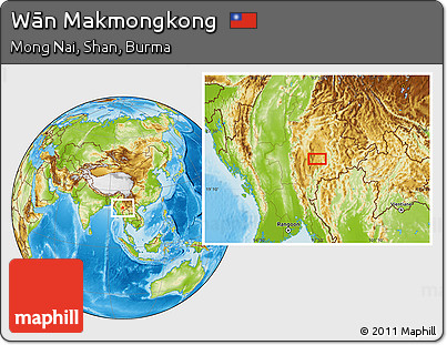 Physical Location Map of Wān Makmongkong