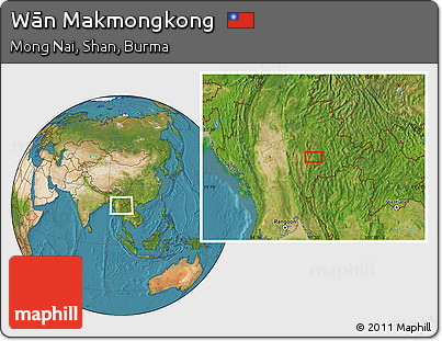 Satellite Location Map of Wān Makmongkong