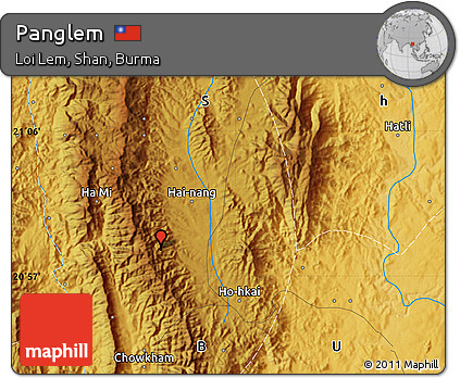 Physical Map of Panglem