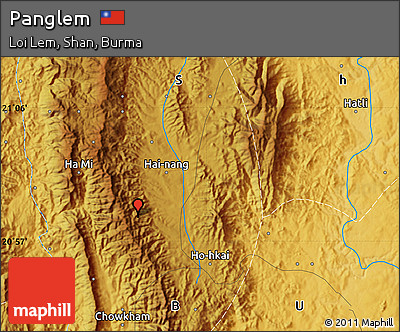 Physical Map of Panglem