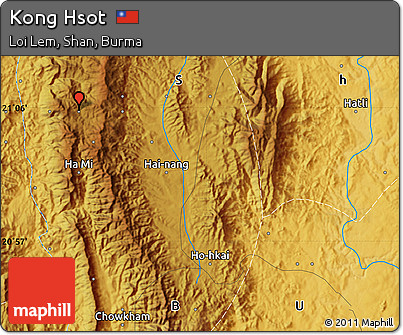 Physical Map of Kong Hsot